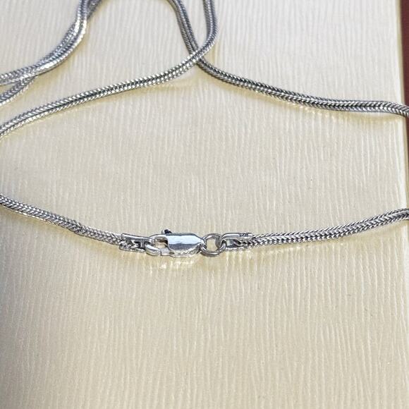 Shamay and Benlulu Chai in Hamsa Necklace silver 925 Roman glass center accent - Picture 5 of 8